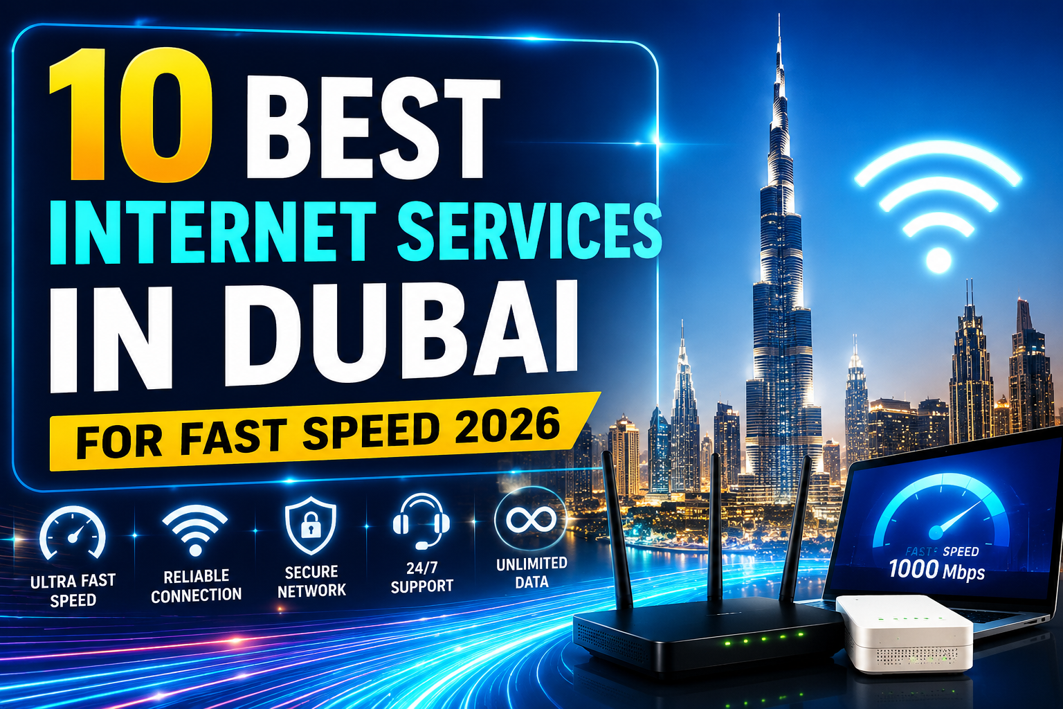 Best Internet Services in Dubai for Fast Speed 2026