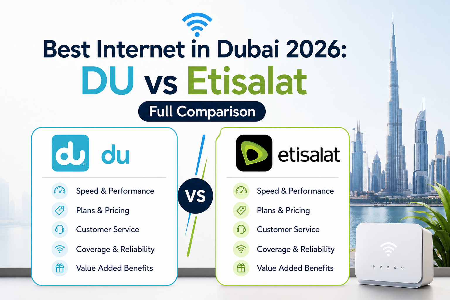 Best Internet in Dubai
