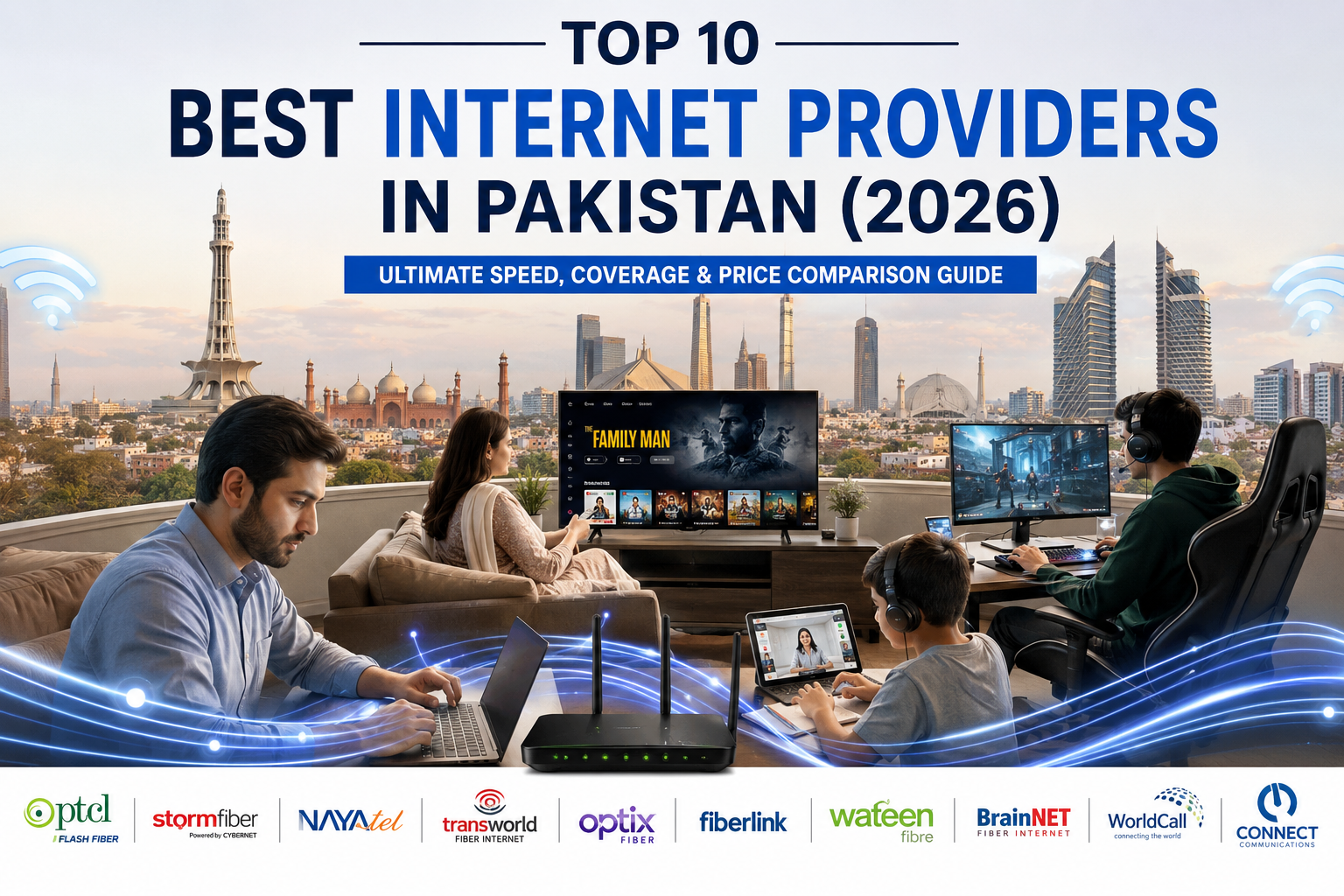 Best Internet Providers in Pakistan 2026.