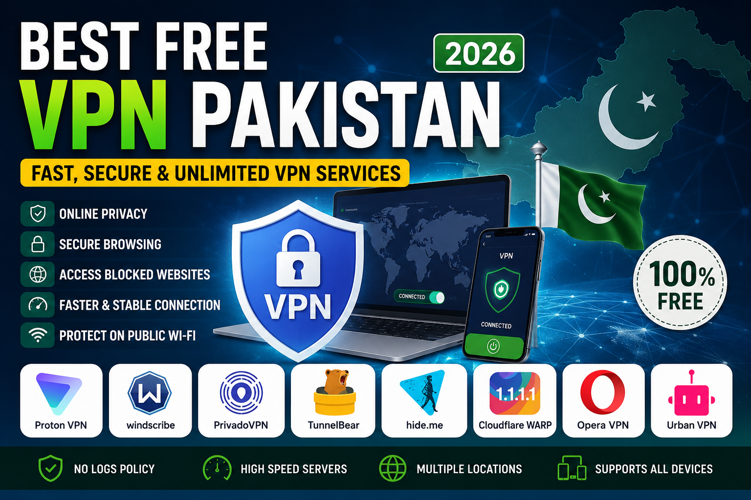 Best Free VPN Pakistan