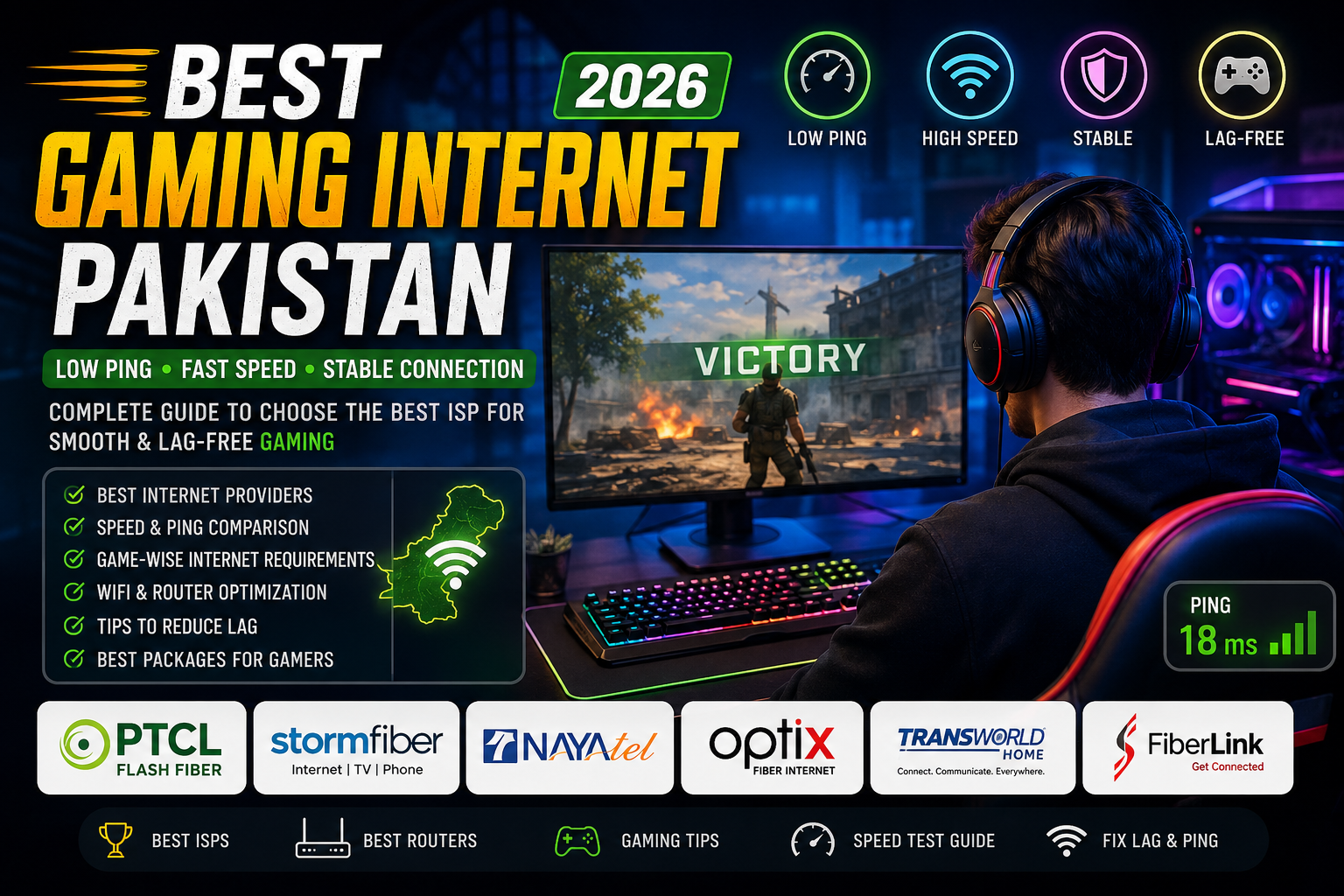 Best Gaming Internet Pakistan