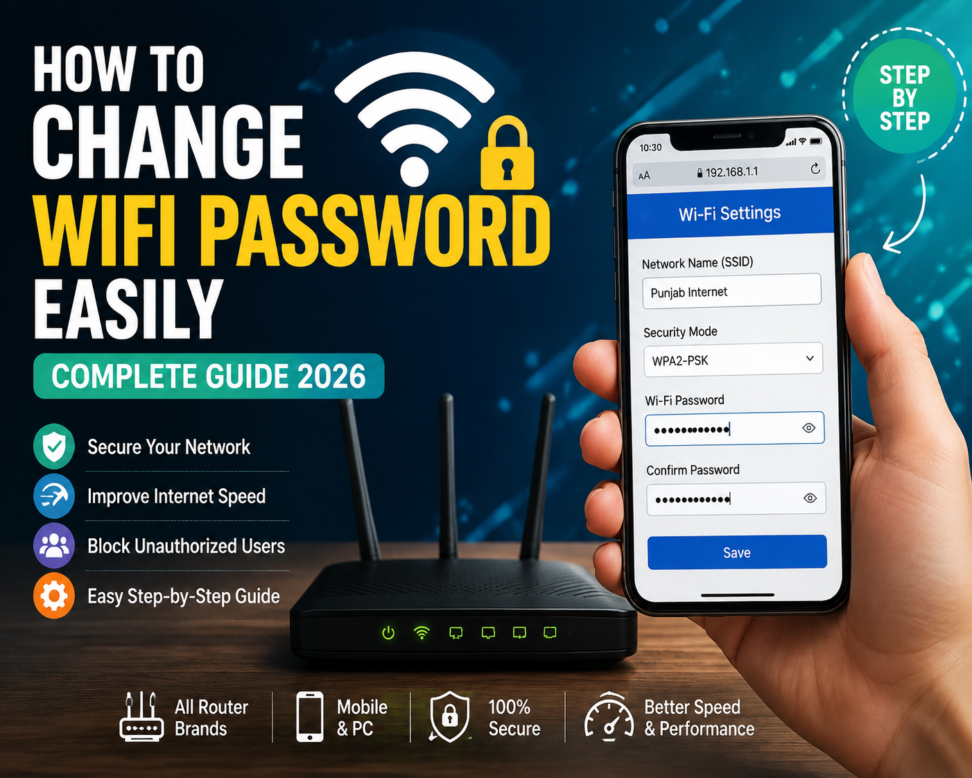 How to Change WiFi Password Easily in 2026
