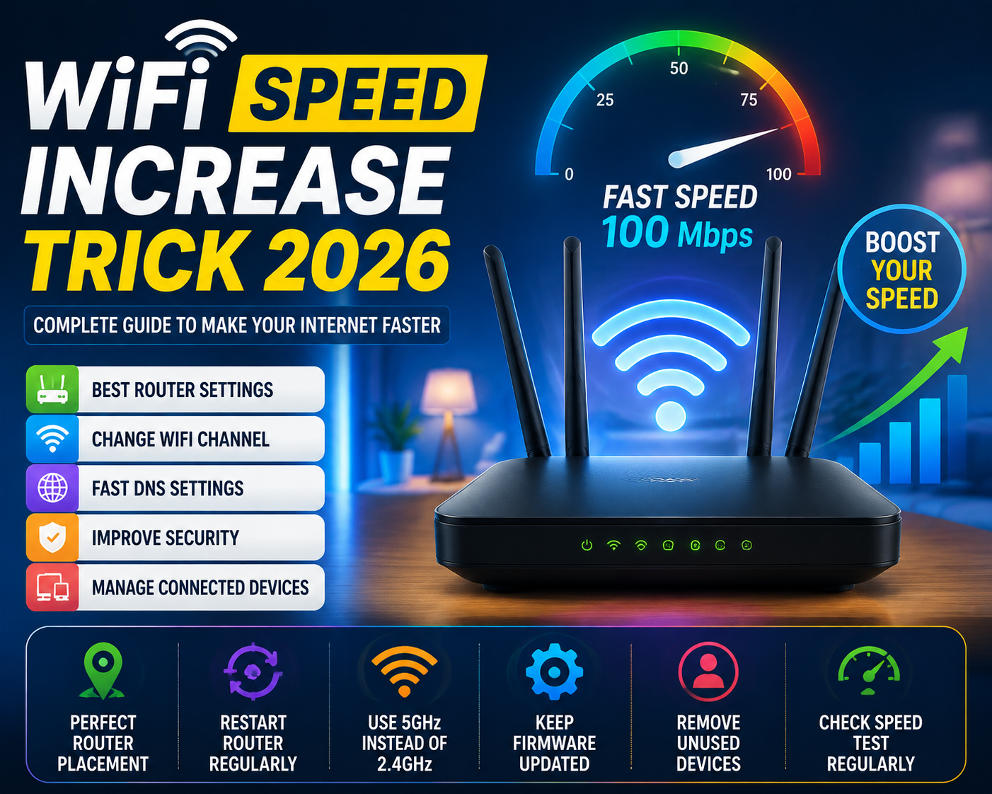 Best WiFi Speed Increase Trick 2026