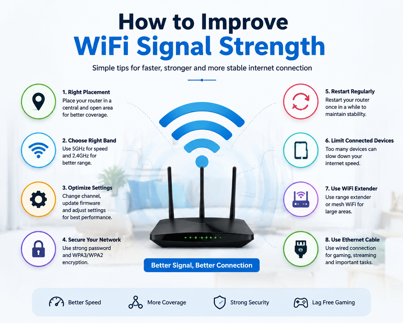 How to Improve WiFi Signal Strength