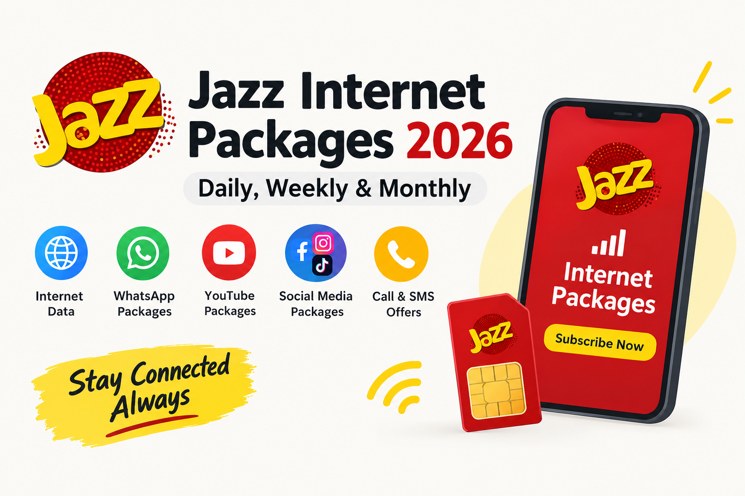 Jazz Internet Packages 2026